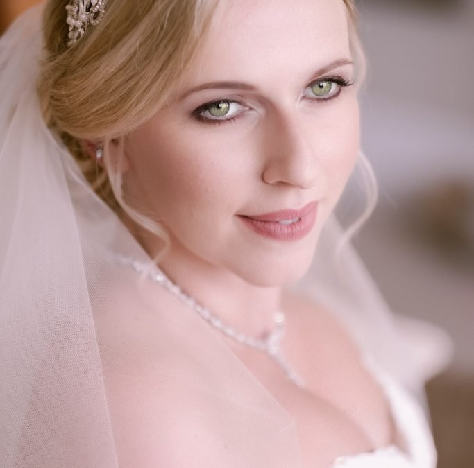 Stunning portrait of a bride