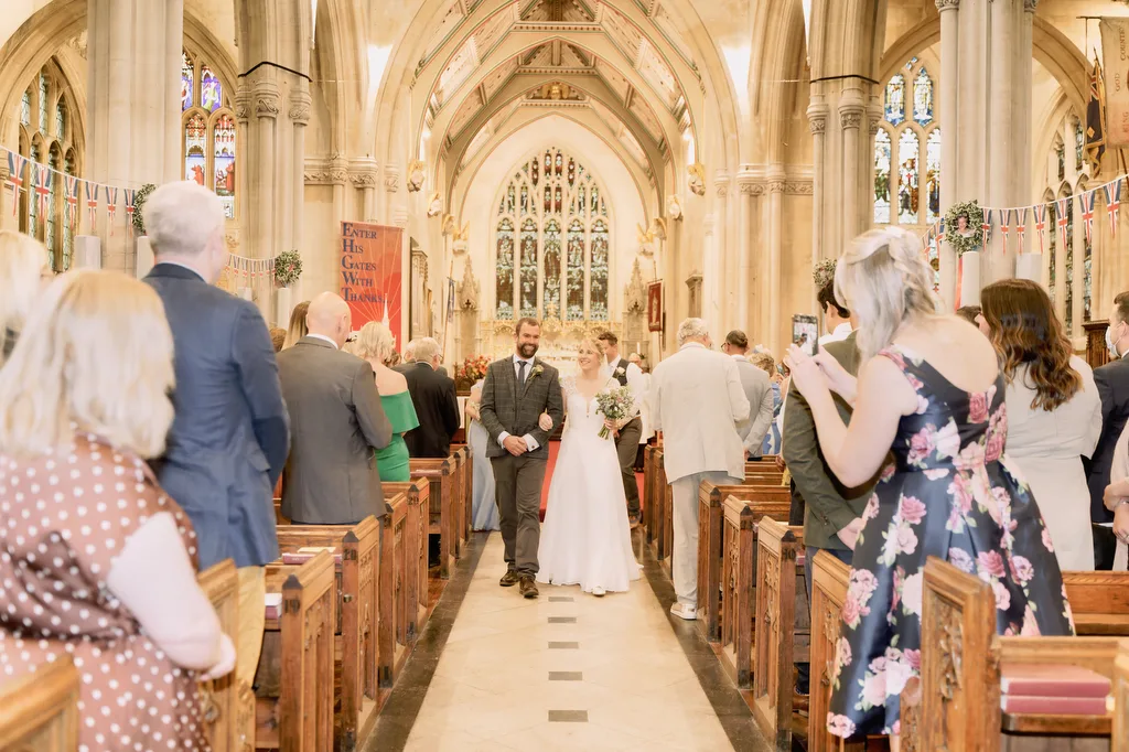St James Church Wedding Photo taken by Trowbridge Wedding Photographer Michael Gane