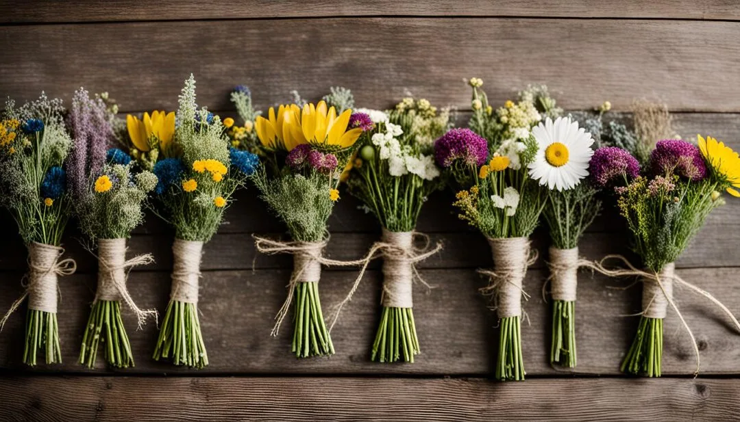 wild flowers wedding trends