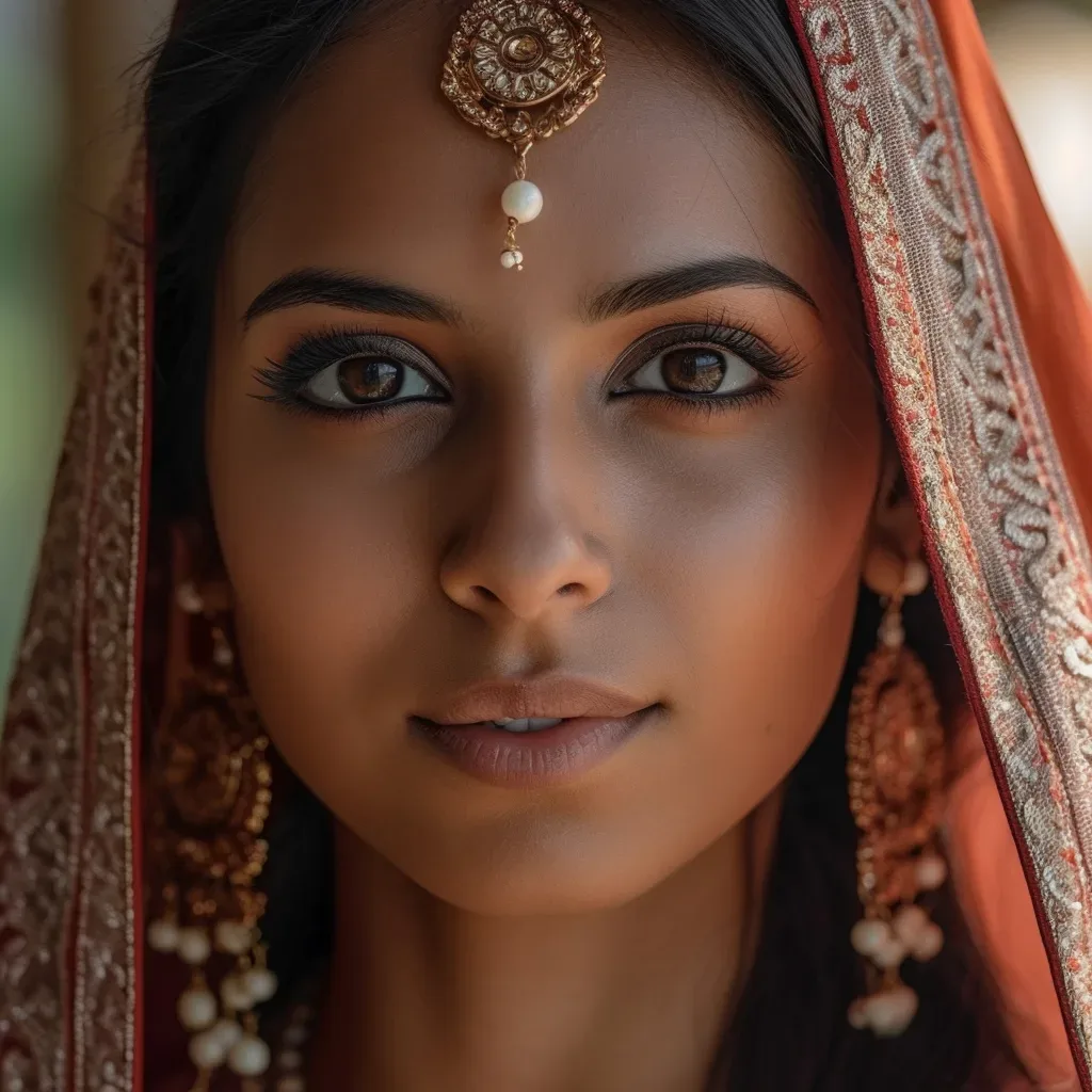A beautiful indian bride in traditional attire. Wedding Photography Bath