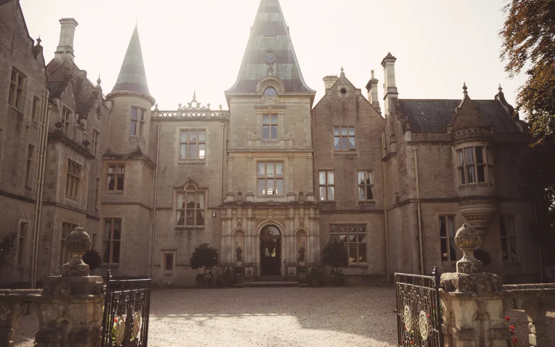 Orchardleigh House is an exquisitely ornate building that captivates with its stunning turrets. As a renowned Wedding Photographer, I have had the privilege of capturing countless cherished moments