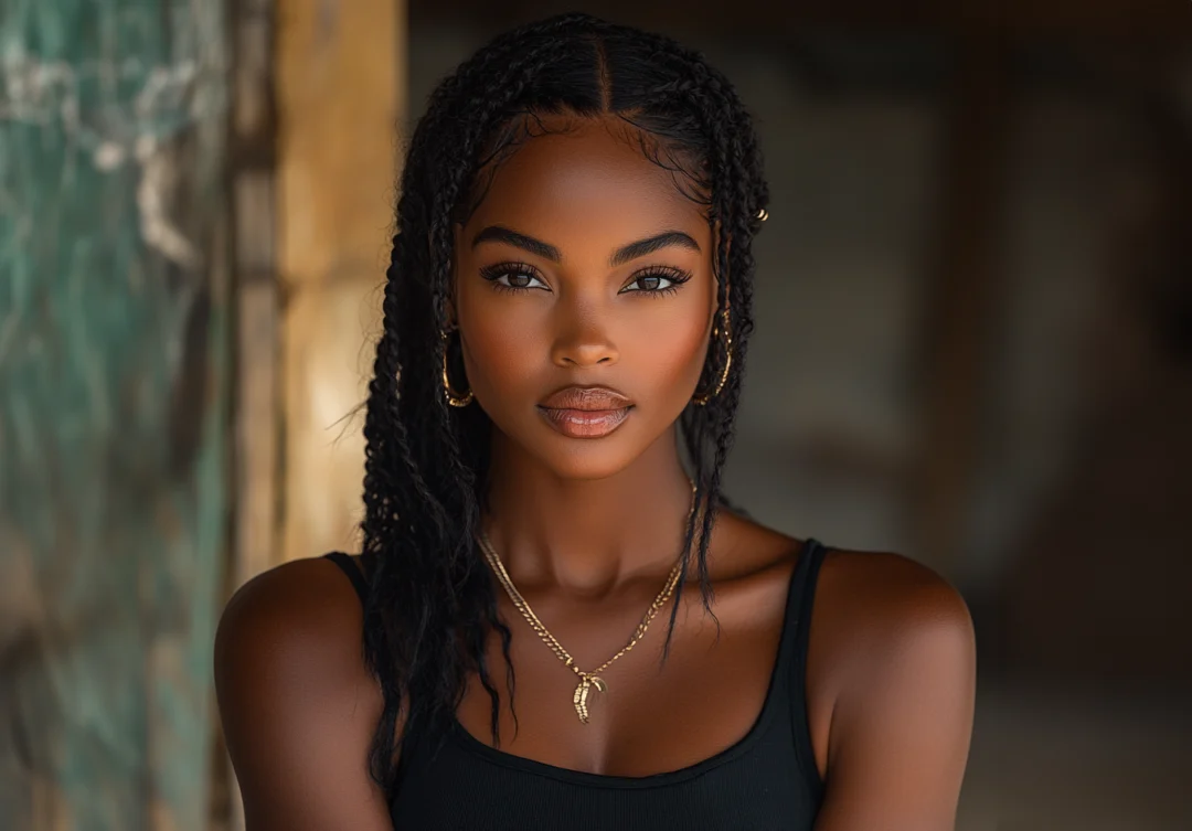 Fashion Photography image of a black girl